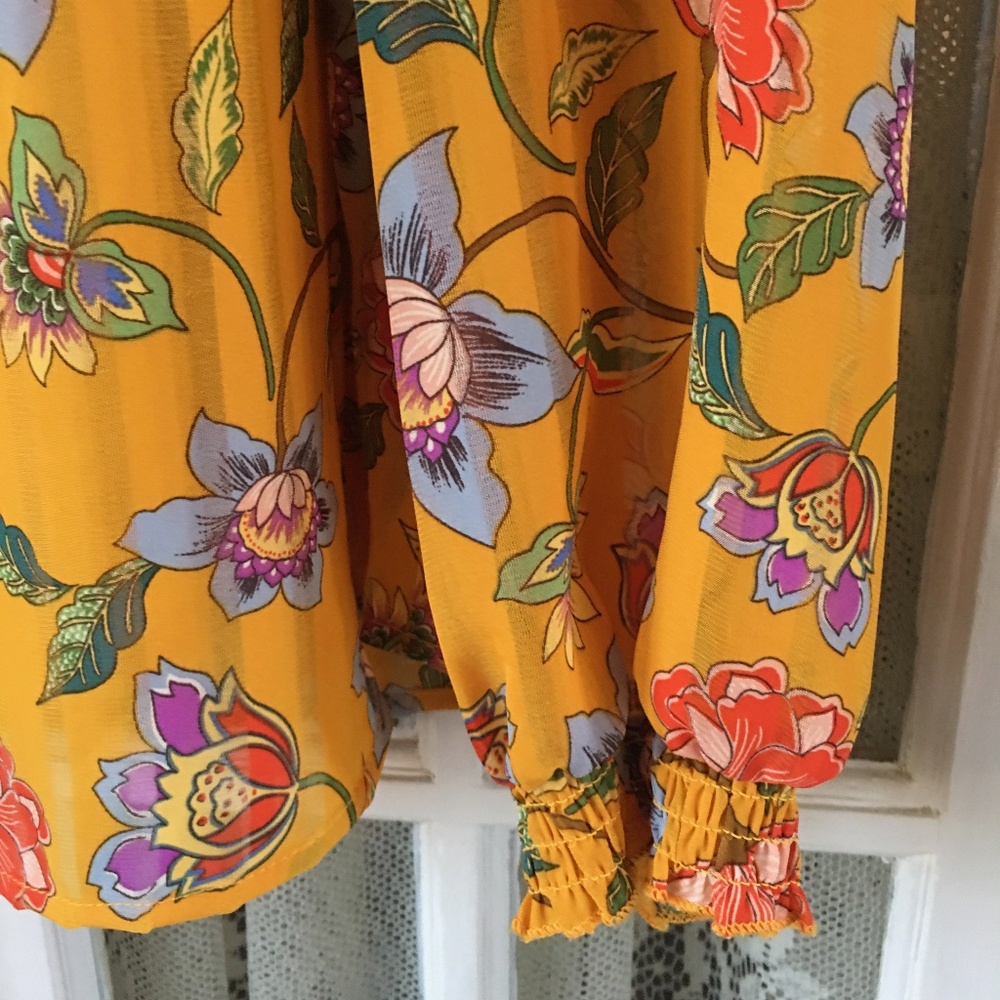 Host Pick! NANETTE LEPORE Peasant Blouse - Size M - Picture 4 of 6